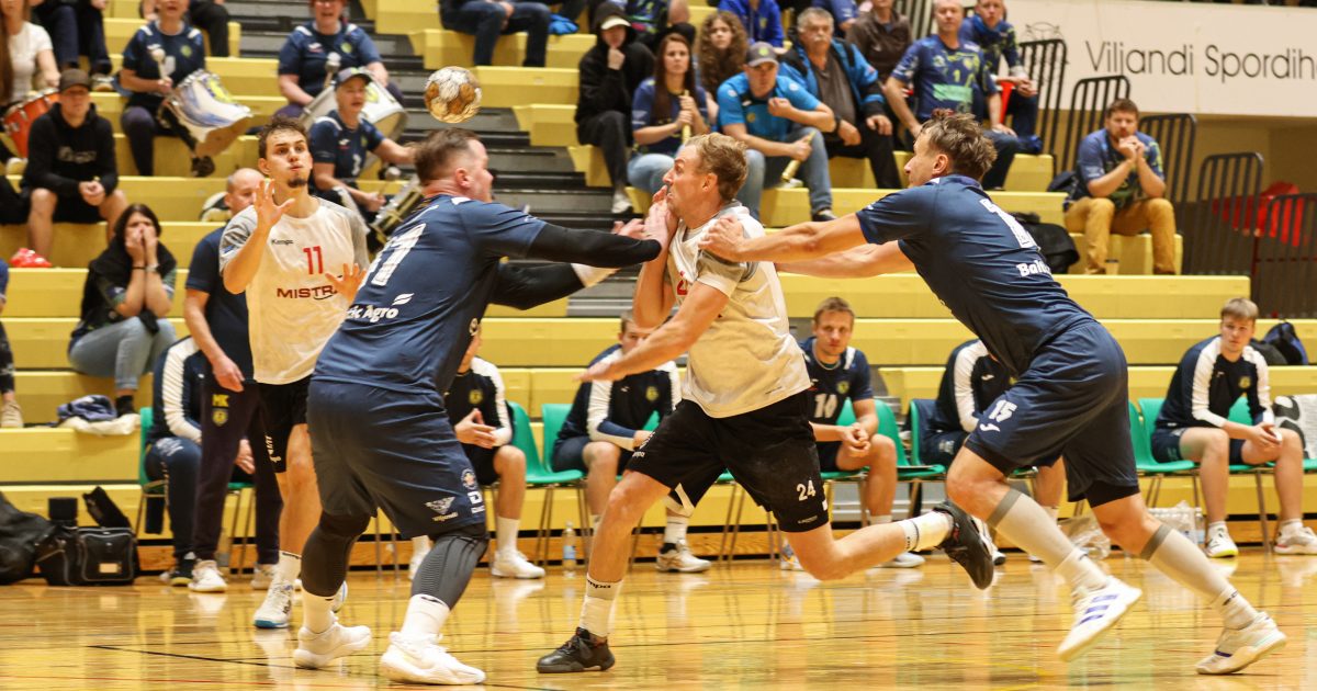 Mistra Overpower Viljandi HC in Baltic Handball League Clash