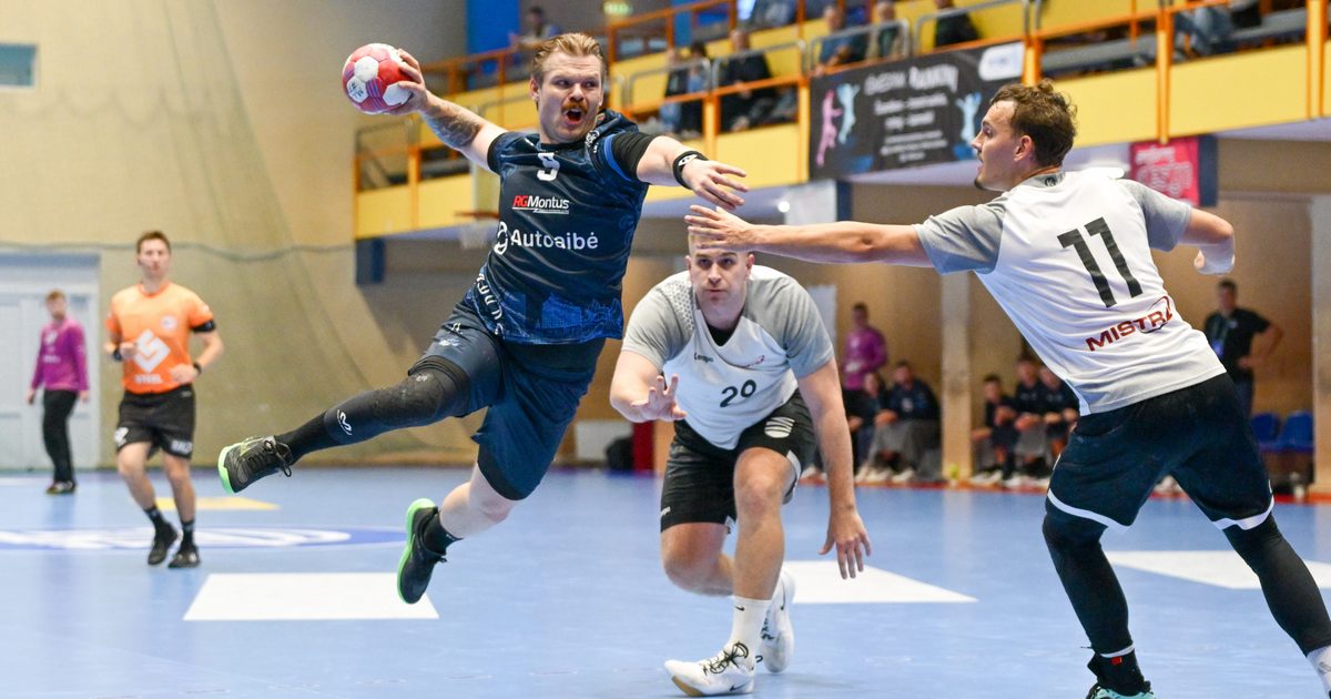 HC Dragunas turn second-half battle into 32–27 victory over Tallinna Mistra